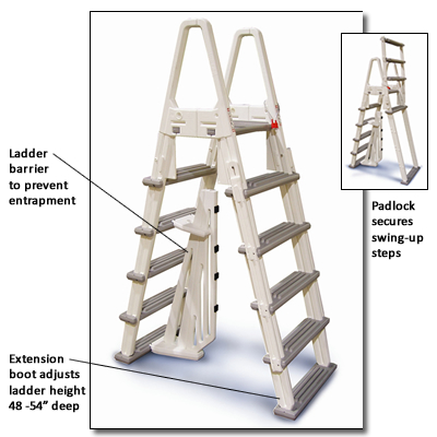 Above Ground Pool A-Frame Ladder - Currently Unavailable
