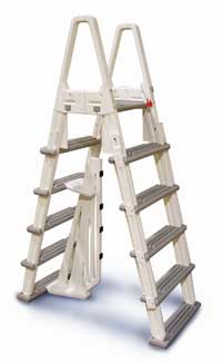 Adjustable Above Ground Pool A-Frame Ladder