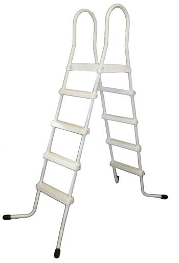 48 inch A-Frame Ladder with Top Step - white - Currently Unavailable