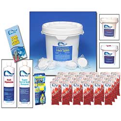 Blue Wave Season Supply Chemical Packages