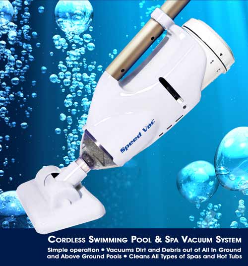 Speed Vac Cordless Swimming Pool and Spa Vacuum