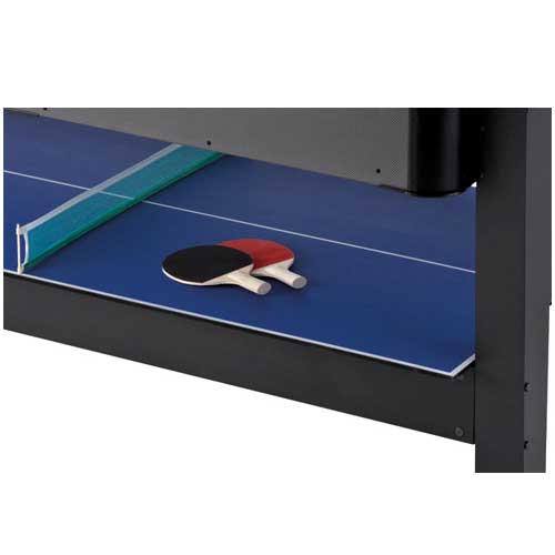 Table Tennis top conveniently stores underneath. Table Tennis top conveniently stores underneath.