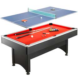 Maverick 7 ft. Pool Table with Table Tennis