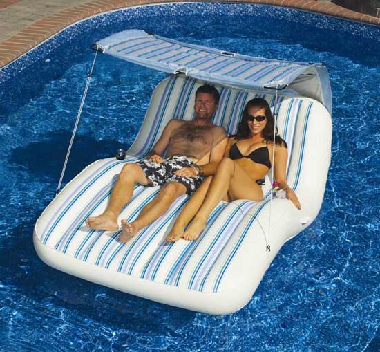 Luxury Cabana Double Swimming Pool Lounger - Currently Unavailable