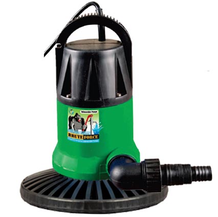 Brute Force I/G Cover pump 1250 GPH with Base - Currently Unavailable