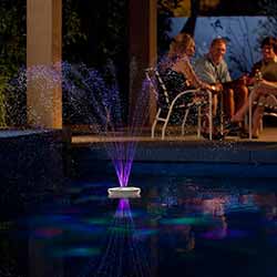 Aquajet Floating Pool Light Show and Fountain