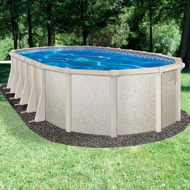 The Crystal Lake pool looks great in any yard.