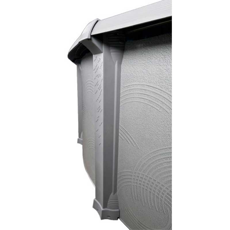 The Grand Bahama pool boasts a corrosion-proof resin frame. The Grand Bahama pool boasts a corrosion-proof resin frame.