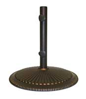 Cast Iron base in bronze finish is the perfect compliment to the Catalina. Not included. Order no. NU5405A.