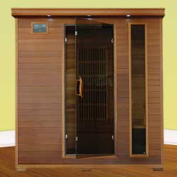 Klondike Ultra 4 Person Carbon Infrared Home Sauna