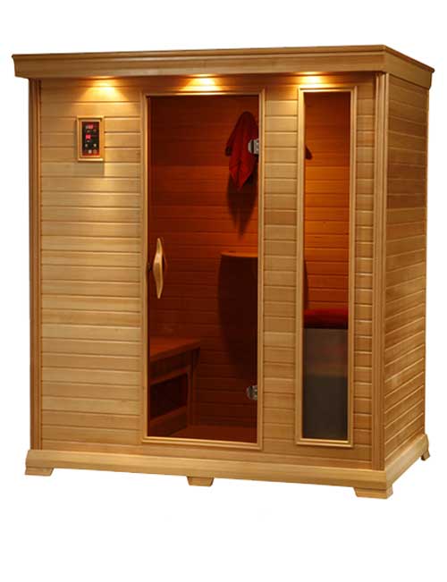 Monticello 4 Person sauna is big enough for the whole family! Monticello 4 Person sauna is big enough for the whole family!