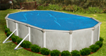 12' x 24' Oval Above-Ground Solar Cover