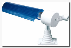 deluxe above ground pool solar blanket reel