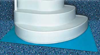 above ground pool step pad
