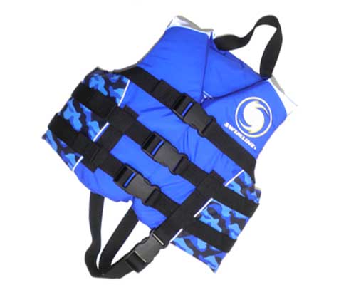 Large Childrens Life Vest 50 - 90 lbs. - Blue - Currently Unavailable