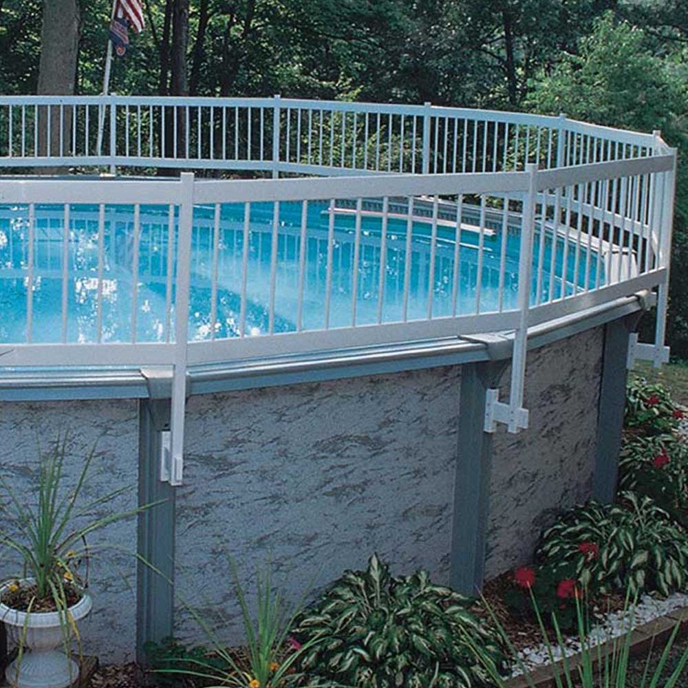 Creatice Above Ground Swimming Pool Fence Kit for Large Space
