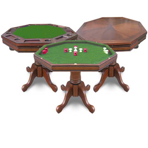 Kingston 3in1 Poker Table and 4 Chairs