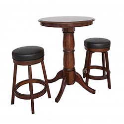 Oxford 3 Piece Hardwood Pub Table Set
