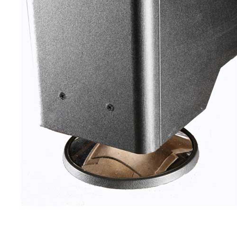 Features built-in 6 inch leg levelers for smooth playing action.