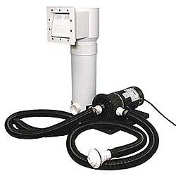 Waterway cartridge pump and filter system