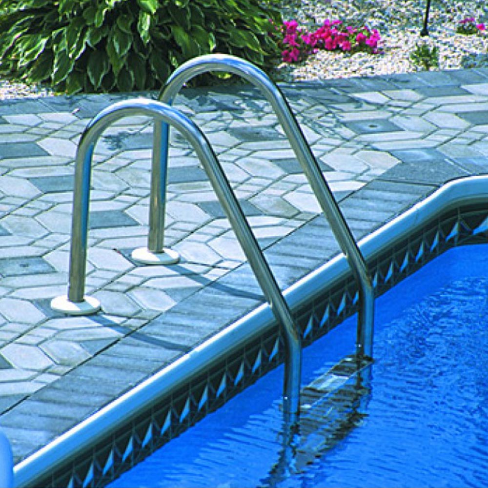 135, 3 Step Swanluck Pool Ladder for In Ground Pools 3-Step/ 4-Step Stainless Steel Pool Step Ladder with Easy Mount Legs 