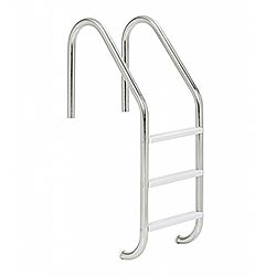 4' x 1.625" Inground Swimming Pool Ladder & Rail Grip to Reduce Hot Rails 