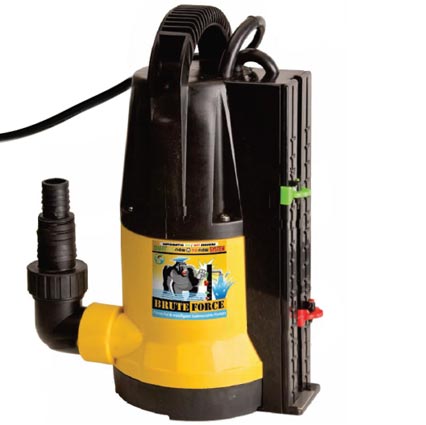 Brute Force I/G Cover Pump 1250 GPH w/AUTO on/off