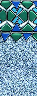 Glazed Tile 25ga. 48/52 Overlap Pool Liner