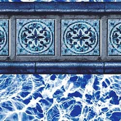 pool santiago slate inground liners liner mil premium ground bw 20p