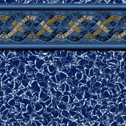 Blue Hampton 28 mil Destination Series InGround Pool Liner