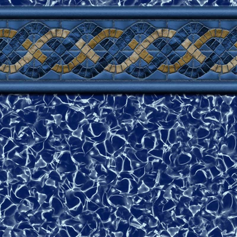 Blue Hampton InGround Pool Liner