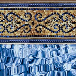 Bronze Mosaic 20/30 mil InGround Pool Liner