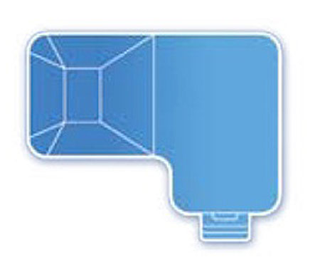 l shaped pool dimensions