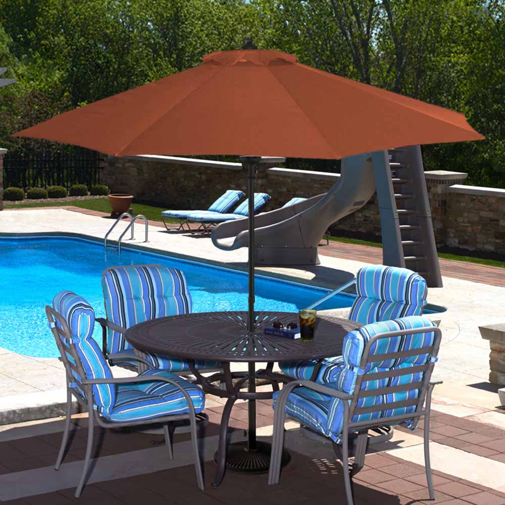 Cabo Auto-Open Umbrella - Terra Cotta