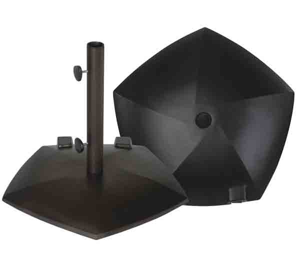 80 lb. Pentagon Umbrella Base with Wheels