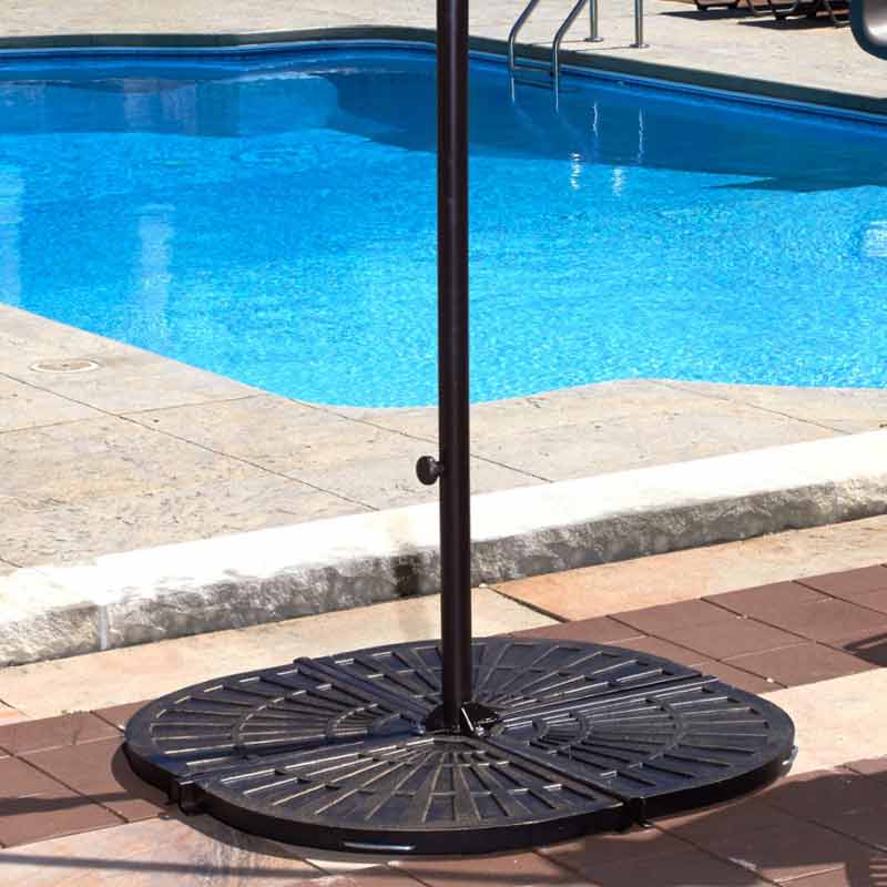 Set Of 4 Bronze Resin Weights For Santiago CrossBase Umbrella