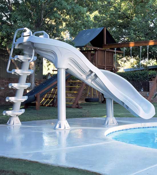 pool slides on