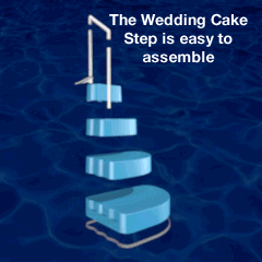 Finest Wedding Cake Steps for Above Ground Pools