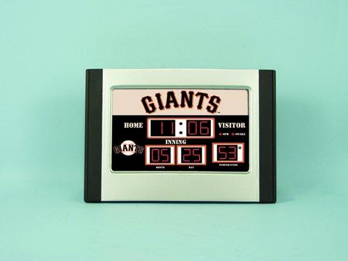 Major League Baseball Team Logo Scoreboard Alarm Clocks