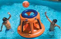Giant Shootball Pool Basketball Float