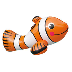 Giant Clown Fish Ride-On Pool Float