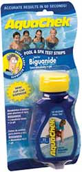 AquaCheck Biquanide 3-Way Pool Water Test Strips