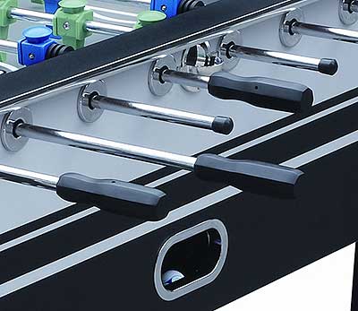 Beautiful chrome accents, rods, ball drop and ball return.