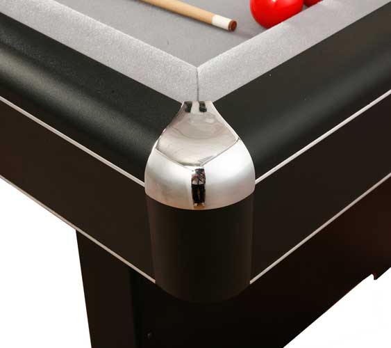 Corners are trimmed in chrome accent caps.