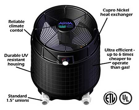 60K BTU Above Ground Heat Pump - In Stock Soon! Call to Preorder