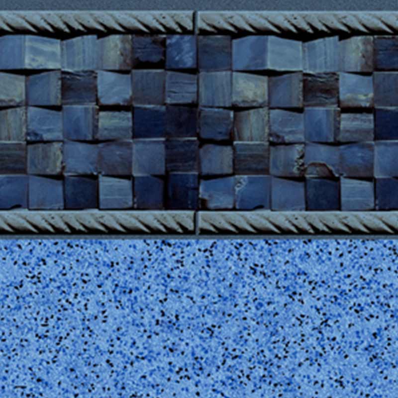 Blue Cobblestone InGround Pool Liner