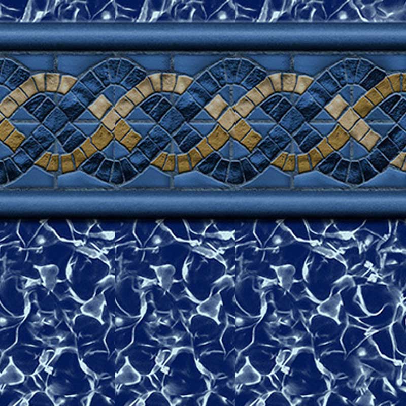 Blue Stone Wave InGround Pool Liner