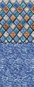 Jewel Tile  25ga. 48"/52" Overlap Pool Liner