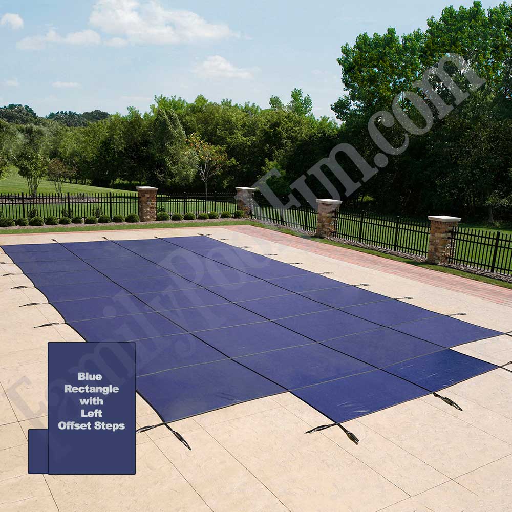 18 Year Heavy Duty InGround Mesh Safety Covers with Steps