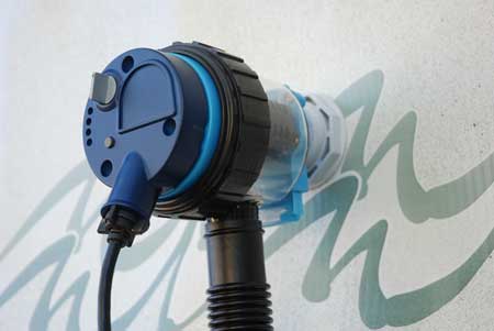 The platinum series features a 5 position dial for adjusting chlorine generation.